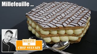 Le Millefeuille  Recette par Chef Sylvain [upl. by Itraa]