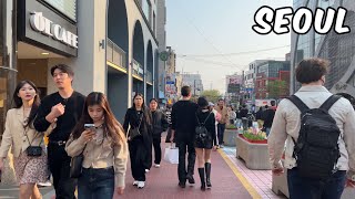 Hongdae Street Walking tour Seoul City Korea 4k City Tour [upl. by Dragoon]