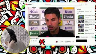 Mikel Arteta William Saliba Post Match Interview Newcastle United 1 vs 0 Arsenal 02112024 [upl. by Nwahsem301]