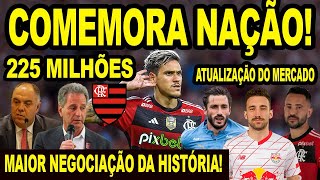 COMEMORA NAÇÃO FLAMENGO FECHA MAIOR NEGOCIAÇÃO DA HISTÓRIA 225 MILHÕES NA CONTA DO MENGÃO MERCADO [upl. by Vincentia841]