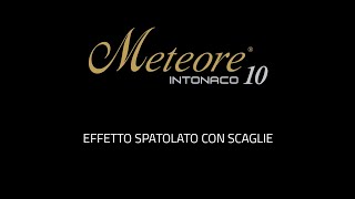 METEORE 10 INTONACO VALPAINT  SPATOLATO CON SCAGLIE  Official Video [upl. by Ydurt]