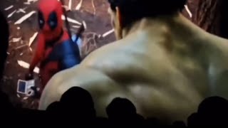 Hulk vs Wolverine  Deadpool and Wolverine  Theatre Reaction [upl. by Neyuh930]