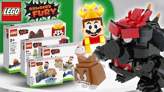 NEW Lego Super Mario BOWSERS FURY Collection  Custom Mario Sets [upl. by Katt]