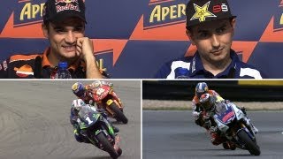 MotoGPâ„¢  Lorenzo vs Pedrosa [upl. by Cordie]