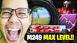 REVIEW M249 TERBARU MAX LEVEL K1LL MESSAGE NYA KEREN BANGET  PUBG MOBILE M249 PARTY PARCEL [upl. by Slack21]