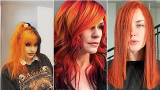 STYLISH PUMPKIN HAIR COLOUR COLLECTION [upl. by Lytsirhc]