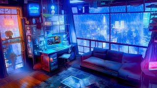 Waiting For Halloween ☔ Rainy Lofi Songs For The Lonely Rainy Night ☔ Pluviophile Lofi [upl. by Aniez972]