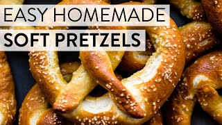 Easy Homemade Soft Pretzels  Sallys Baking Recipes [upl. by Eeluj]