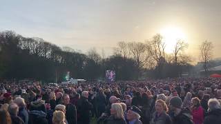 Mi Amigo Sheffield Endcliffe Park memorial service and flyby Tony Foulds UK amp USA [upl. by Moitoso577]