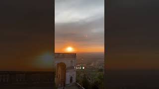 Sunset in Tivoli Italy 🇮🇹 shorts tivoli italy [upl. by Ariday]