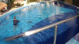 Heated Pool at Excellence Riviera Cancun AllInclusive Resort [upl. by Trevor633]