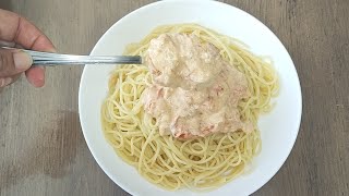 dîner rapide recette facile la meilleure sauce blanche pour les pâtes prête en 10 minutes [upl. by Yrret]