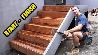 How to Build Stairs  The complete Job from Start to Finish [upl. by Neumann]