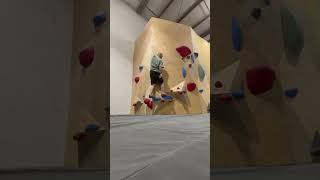 A blue v13 we played elimbination on Left hand only was way harder CatalystClimbing [upl. by Og]