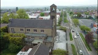 Langley Estate Middleton  Greater Manchester  Drone Flight  Raining Stones Film Location [upl. by Mitzi]