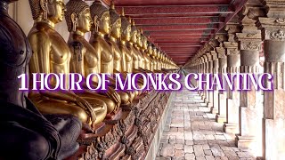 Buddhist Monks Chanting in a peaceful Temple for Meditation Relaxation Sleep and Studying Ambience [upl. by Htide389]