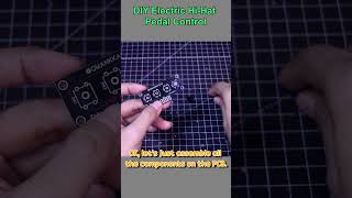 diy electric HiHat pedal control for DTX Yamaha diy shorts electricdrums [upl. by Kass]