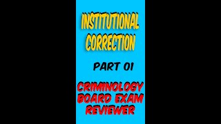 Institutional Correction Part 01 [upl. by Maryellen960]