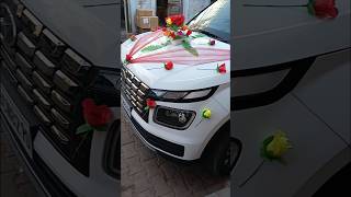 Amazing Style Wedding Car Decoration 🌹🌹🌹wedding shortsfeed youtubeshorts shorts RanosOfficials [upl. by Vernor947]