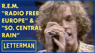 REM Performs quotRadio Free Europequot amp quotSo Central Rainquot  Letterman [upl. by Leizar]