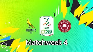 Serie B 2425 Matchweek 4 Modena vs Cittadella [upl. by Swee168]