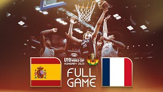 FINAL Spain v France  Full Basketball Game  FIBA U19 Basketball World Cup 2023 [upl. by Kumar]