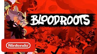 Bloodroots  Release Date Trailer  Nintendo Switch [upl. by Sugirdor602]