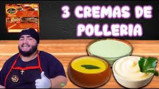 LAS 3 CREMAS INFALTABLES DE POLLERIA 👨 🍳❤ AJI CAUSA [upl. by Anitsim377]