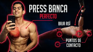 DESARROLLA TUS PECTORALES CON EL PRESS BANCA PERFECTO  TÉCNICA DE LOS EJERCICIOS [upl. by Suoivatnom]