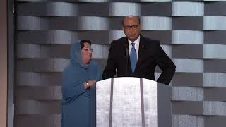 Khizr Khans 2016 Democratic Convention Speech [upl. by Gitt163]