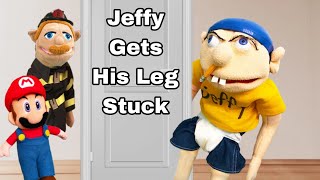 SML Parody Jeffys Leg Gets Stuck [upl. by Yuzik374]