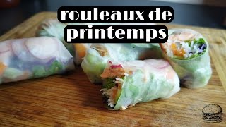 ma recette des rouleaux de printemps [upl. by Gerianna323]