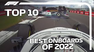 Top 10 Onboards Of The 2022 F1 Season [upl. by Rici]