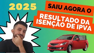 IPVA COMO CONSULTAR NO SIVEI O RESULTADO DO PEDIDO DE ISENÇÃO DE IPVA PARA PCD AUTISTA em 2025 [upl. by Lilybel]