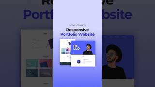 Responsive Portfolio Website HTML CSS JavaScript [upl. by Suired]