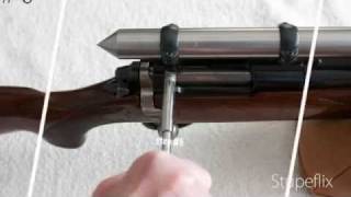 GUNSMITHING  riflescope mounting using the SCOPETRU TM [upl. by Eniaj]