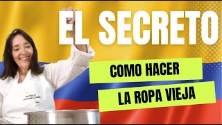 Como hacer Carne Desmechada Colombiana  Ropa Vieja o Mechada  CHEF PACHI shortsyoutube [upl. by Lindeberg464]