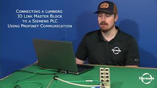 Lumberg IOLink Master Block to PLC Using PROFINET [upl. by Aleakcim]