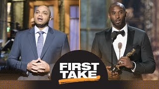 First Take reacts to Charles Barkleys and Kobe Bryants SNL and Oscars comments  First Take  ESPN [upl. by Atnuhs]