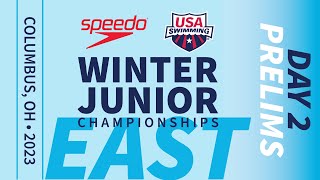 Day 2 Womens East Prelims  2023 Speedo Winter Junior Championships [upl. by Terryl23]