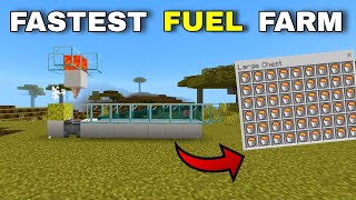 MINECRAFT BEST FASTEST FUEL ⛽ FARM for bedrock edition 121 [upl. by Themis525]