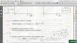 Devoir API entrée et sortie analogique [upl. by Atiuqam]