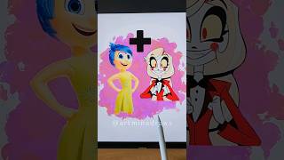 Charlie Morningstar and Joy hazbinhotel insideout2 drawing crafts cute funny artforbeginners [upl. by Reste420]