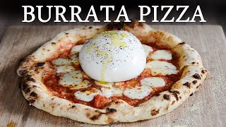 No Music How To Make Perfect Burrata Pizza At Home UltraCreamy  Pizza Napoletana Con Burrata [upl. by Emoryt]