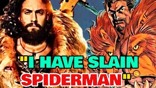 Kraven The Hunter  Most Formidable Villain In Spidermans Rogues Gallery Even Better Than Spidey [upl. by Ronyam220]