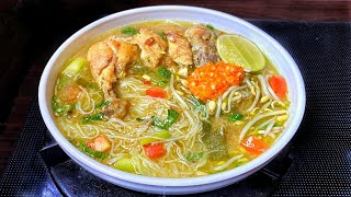 SOTO AYAM BUMBU SEDERHANA NIKMAT RAHASIANYA DUA BAHAN INI [upl. by Schramke]