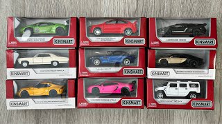 Unboxing Kinsmart Diecast Cars And Review In Hands  Bugatti Lamborghini Toyota MercedesBenz [upl. by Jevon]