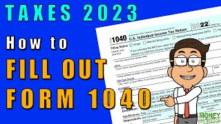 How to Fill Out Form 1040 for 2022  Taxes 2023  Money Instructor [upl. by Sidwell633]