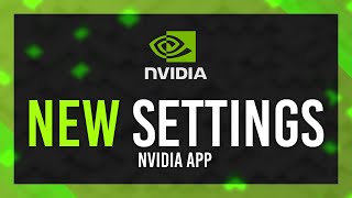 You NEED the New NVIDIA App  BETTER Settings amp NEW Features [upl. by Analrahc]