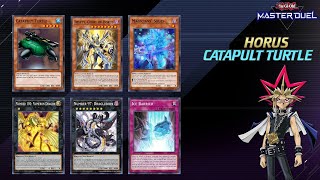 Horus Catapult Turtle FTK Deck YuGiOh Master Duel July 2024 [upl. by Devaney963]